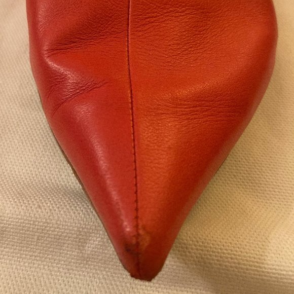 Gorgeous Celine V-Neck Flats in Poppy - Picture 3 of 3